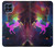 W2486 Rainbow Unicorn Nebula Space Hülle Schutzhülle Taschen und Leder Flip für Samsung Galaxy M53