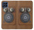 W3146 Antique Wall Retro Dial Phone Hülle Schutzhülle Taschen und Leder Flip für Samsung Galaxy M53