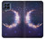 W3324 Crescent Moon Galaxy Hülle Schutzhülle Taschen und Leder Flip für Samsung Galaxy M53
