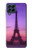 W3447 Eiffel Paris Sunset Hülle Schutzhülle Taschen und Leder Flip für Samsung Galaxy M53