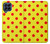 W3526 Red Spot Polka Dot Hülle Schutzhülle Taschen und Leder Flip für Samsung Galaxy M53