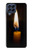 W3530 Buddha Candle Burning Hülle Schutzhülle Taschen und Leder Flip für Samsung Galaxy M53