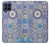 W3537 Moroccan Mosaic Pattern Hülle Schutzhülle Taschen und Leder Flip für Samsung Galaxy M53
