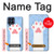 W3618 Cat Paw Hülle Schutzhülle Taschen und Leder Flip für Samsung Galaxy M53