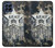 W3666 Army Camo Camouflage Hülle Schutzhülle Taschen und Leder Flip für Samsung Galaxy M53