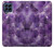 W3713 Purple Quartz Amethyst Graphic Printed Hülle Schutzhülle Taschen und Leder Flip für Samsung Galaxy M53