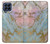 W3717 Rose Gold Blue Pastel Marble Graphic Printed Hülle Schutzhülle Taschen und Leder Flip für Samsung Galaxy M53
