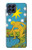 W3744 Tarot Card The Star Hülle Schutzhülle Taschen und Leder Flip für Samsung Galaxy M53