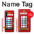 W2059 England British Telephone Box Minimalist Hülle Schutzhülle Taschen und Leder Flip für Sony Xperia 10 IV