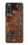 W2714 Rust Steel Texture Graphic Printed Hülle Schutzhülle Taschen und Leder Flip für Sony Xperia 10 IV