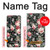 W2727 Vintage Rose Pattern Hülle Schutzhülle Taschen und Leder Flip für Sony Xperia 10 IV