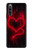 W3682 Devil Heart Hülle Schutzhülle Taschen und Leder Flip für Sony Xperia 10 IV