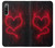 W3682 Devil Heart Hülle Schutzhülle Taschen und Leder Flip für Sony Xperia 10 IV