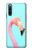 W3708 Pink Flamingo Hülle Schutzhülle Taschen und Leder Flip für Sony Xperia 10 IV