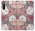 W3716 Rose Floral Pattern Hülle Schutzhülle Taschen und Leder Flip für Sony Xperia 10 IV