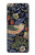 W3791 William Morris Strawberry Thief Fabric Hülle Schutzhülle Taschen und Leder Flip für Sony Xperia 10 IV