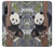 W3793 Cute Baby Panda Snow Painting Hülle Schutzhülle Taschen und Leder Flip für Sony Xperia 10 IV