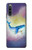 W3802 Dream Whale Pastel Fantasy Hülle Schutzhülle Taschen und Leder Flip für Sony Xperia 10 IV