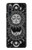 W3854 Mystical Sun Face Crescent Moon Hülle Schutzhülle Taschen und Leder Flip für Sony Xperia 10 IV