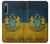 W3858 Ukraine Vintage Flag Hülle Schutzhülle Taschen und Leder Flip für Sony Xperia 10 IV