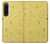 W2913 Cheese Texture Hülle Schutzhülle Taschen und Leder Flip für Sony Xperia 1 IV