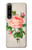 W3079 Vintage Pink Rose Hülle Schutzhülle Taschen und Leder Flip für Sony Xperia 1 IV