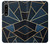 W3479 Navy Blue Graphic Art Hülle Schutzhülle Taschen und Leder Flip für Sony Xperia 1 IV