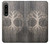 W3591 Viking Tree of Life Symbol Hülle Schutzhülle Taschen und Leder Flip für Sony Xperia 1 IV