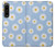 W3681 Daisy Flowers Pattern Hülle Schutzhülle Taschen und Leder Flip für Sony Xperia 1 IV