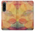 W3686 Fall Season Leaf Autumn Hülle Schutzhülle Taschen und Leder Flip für Sony Xperia 1 IV