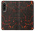 W3696 Lava Magma Hülle Schutzhülle Taschen und Leder Flip für Sony Xperia 1 IV