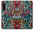 W3712 Pop Art Pattern Hülle Schutzhülle Taschen und Leder Flip für Sony Xperia 1 IV