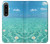 W3720 Summer Ocean Beach Hülle Schutzhülle Taschen und Leder Flip für Sony Xperia 1 IV