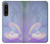 W3823 Beauty Pearl Mermaid Hülle Schutzhülle Taschen und Leder Flip für Sony Xperia 1 IV