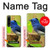 W3839 Bluebird of Happiness Blue Bird Hülle Schutzhülle Taschen und Leder Flip für Sony Xperia 1 IV