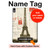 W2108 Eiffel Tower Paris Postcard Tablet Hülle Schutzhülle Taschen für iPad Air (2022,2020, 4th, 5th), iPad Pro 11 (2022, 6th)