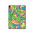W3273 Flower Line Art Pattern Tablet Hülle Schutzhülle Taschen für iPad Air (2022,2020, 4th, 5th), iPad Pro 11 (2022, 6th)