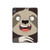 W3855 Sloth Face Cartoon Tablet Hülle Schutzhülle Taschen für iPad Air (2022,2020, 4th, 5th), iPad Pro 11 (2022, 6th)