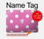 W2358 Pink Polka Dots Hülle Schutzhülle Taschen für MacBook Air 13″ (2022,2024) - A2681, A3113
