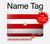 W2364 Red and White Striped Hülle Schutzhülle Taschen für MacBook Air 13″ (2022,2024) - A2681, A3113
