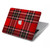 W2374 Tartan Red Pattern Hülle Schutzhülle Taschen für MacBook Air 13″ (2022,2024) - A2681, A3113