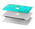 W2377 Turquoise Gemstone Texture Graphic Printed Hülle Schutzhülle Taschen für MacBook Air 13″ (2022,2024) - A2681, A3113