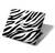 W3056 Zebra Skin Texture Graphic Printed Hülle Schutzhülle Taschen für MacBook Air 13″ (2022,2024) - A2681, A3113