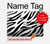 W3056 Zebra Skin Texture Graphic Printed Hülle Schutzhülle Taschen für MacBook Air 13″ (2022,2024) - A2681, A3113