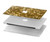 W3388 Gold Glitter Graphic Print Hülle Schutzhülle Taschen für MacBook Air 13″ (2022,2024) - A2681, A3113