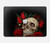 W3753 Dark Gothic Goth Skull Roses Hülle Schutzhülle Taschen für MacBook Air 13″ (2022,2024) - A2681, A3113