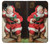 W1417 Santa Claus Merry Xmas Hülle Schutzhülle Taschen und Leder Flip für Samsung Galaxy A03 Core