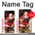 W1417 Santa Claus Merry Xmas Hülle Schutzhülle Taschen und Leder Flip für Samsung Galaxy A03 Core