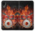 W1431 Skull Drum Fire Rock Hülle Schutzhülle Taschen und Leder Flip für Samsung Galaxy A03 Core