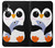 W2631 Cute Baby Penguin Hülle Schutzhülle Taschen und Leder Flip für Samsung Galaxy A03 Core